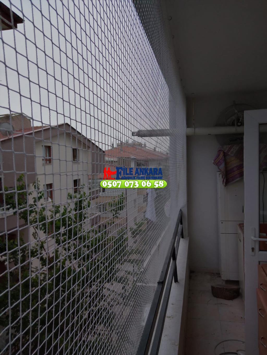 Ankara içi montajlar kedi koruma filesi kuş önleme filesi Akdere kuş önleme filesi çankaya kedi file 0507 447 56 68