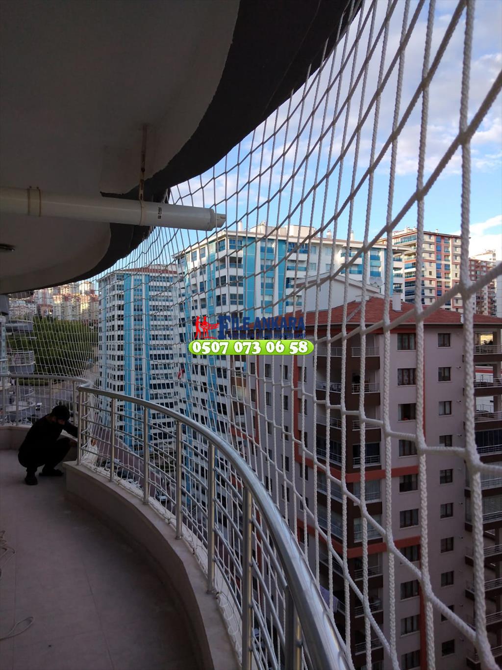 Yenimahalle ve Eryaman Güvenlik Filesi, Balkon Filesi, Çocuk Filesi, Kedi koruma filesi, kuş filesi 0507 447 56 68