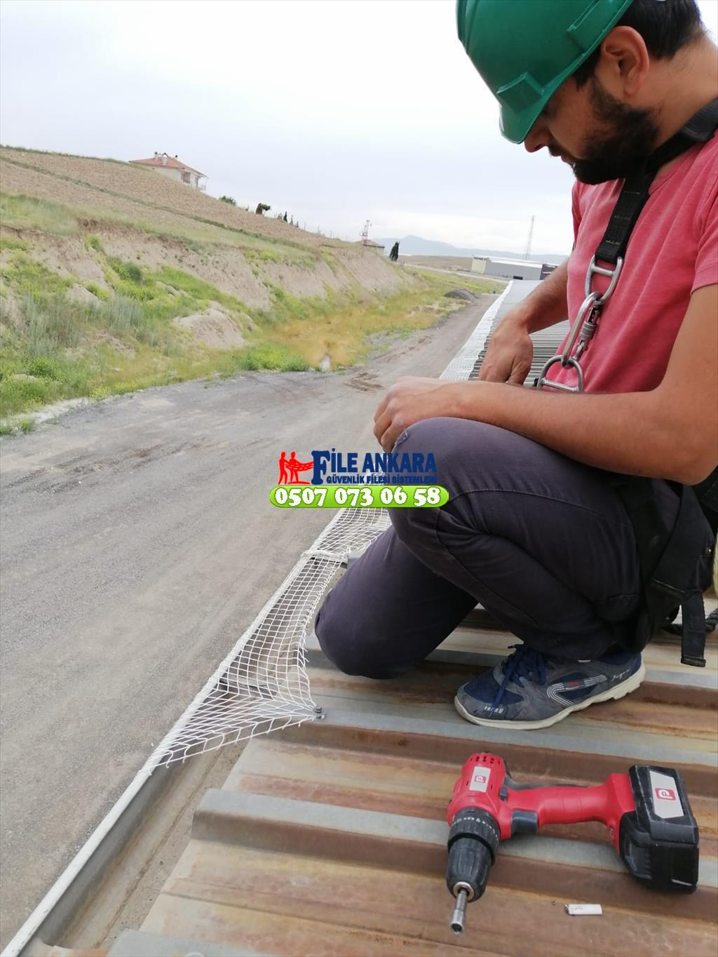 Panda Alüminyum Fabrika Kuş Önleme Filesi 0507 447 56 68