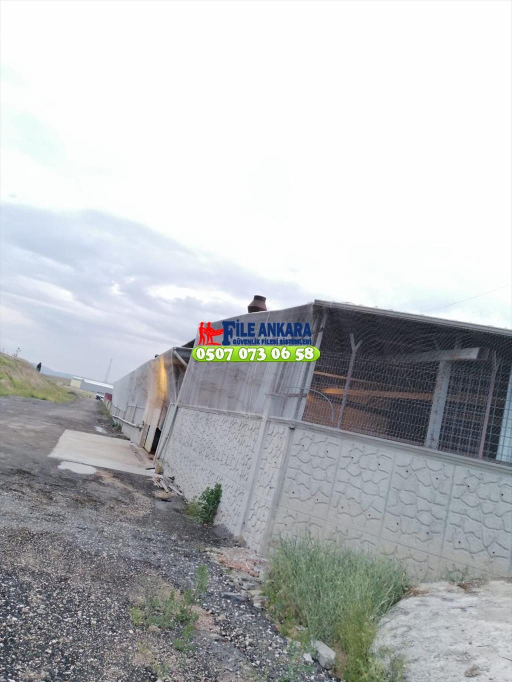 Panda Alüminyum Fabrika Kuş Önleme Filesi 0507 447 56 68