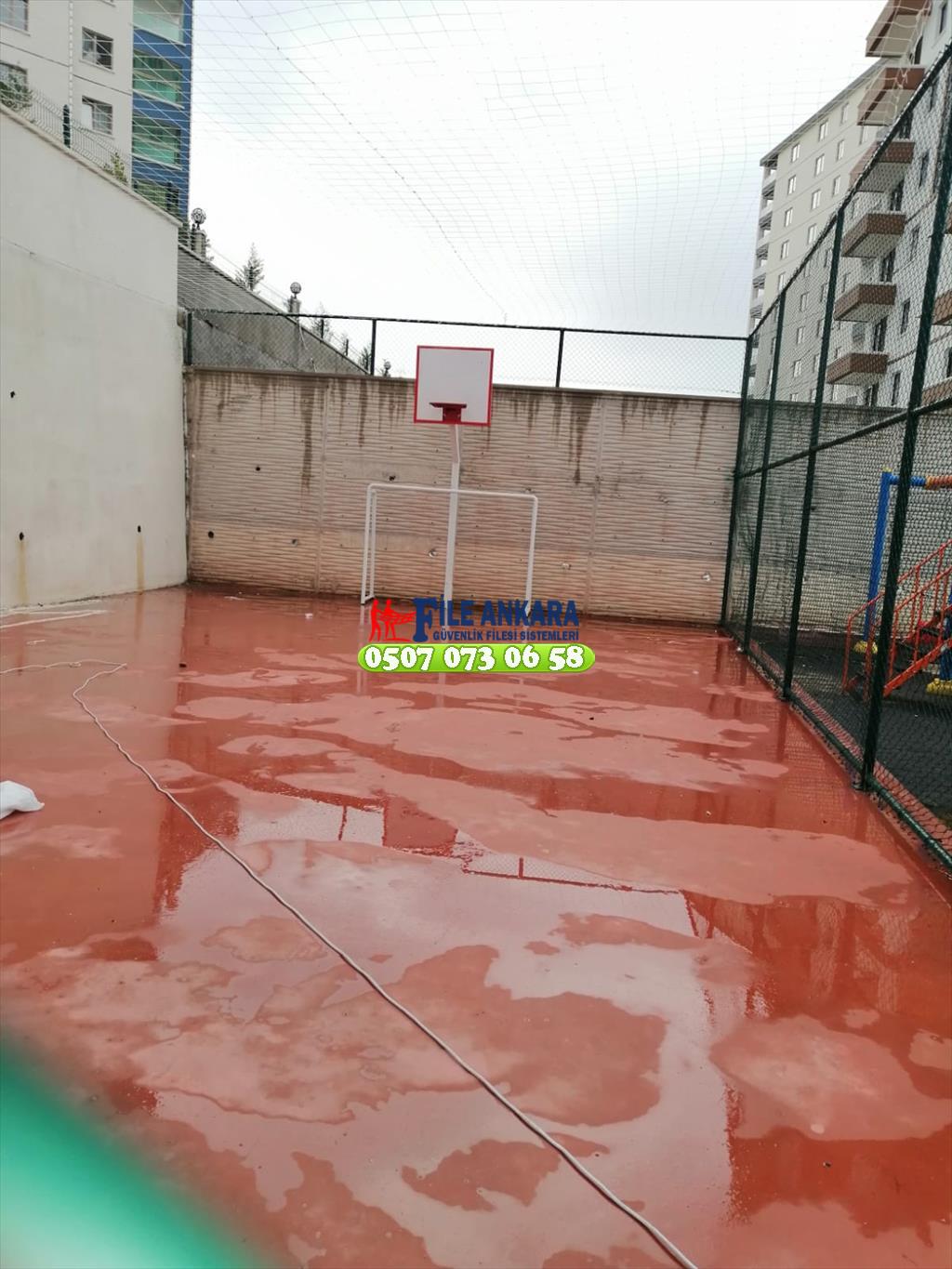 Basketbol Sahası Tavan Filesi uygulaması 0507 447 56 68