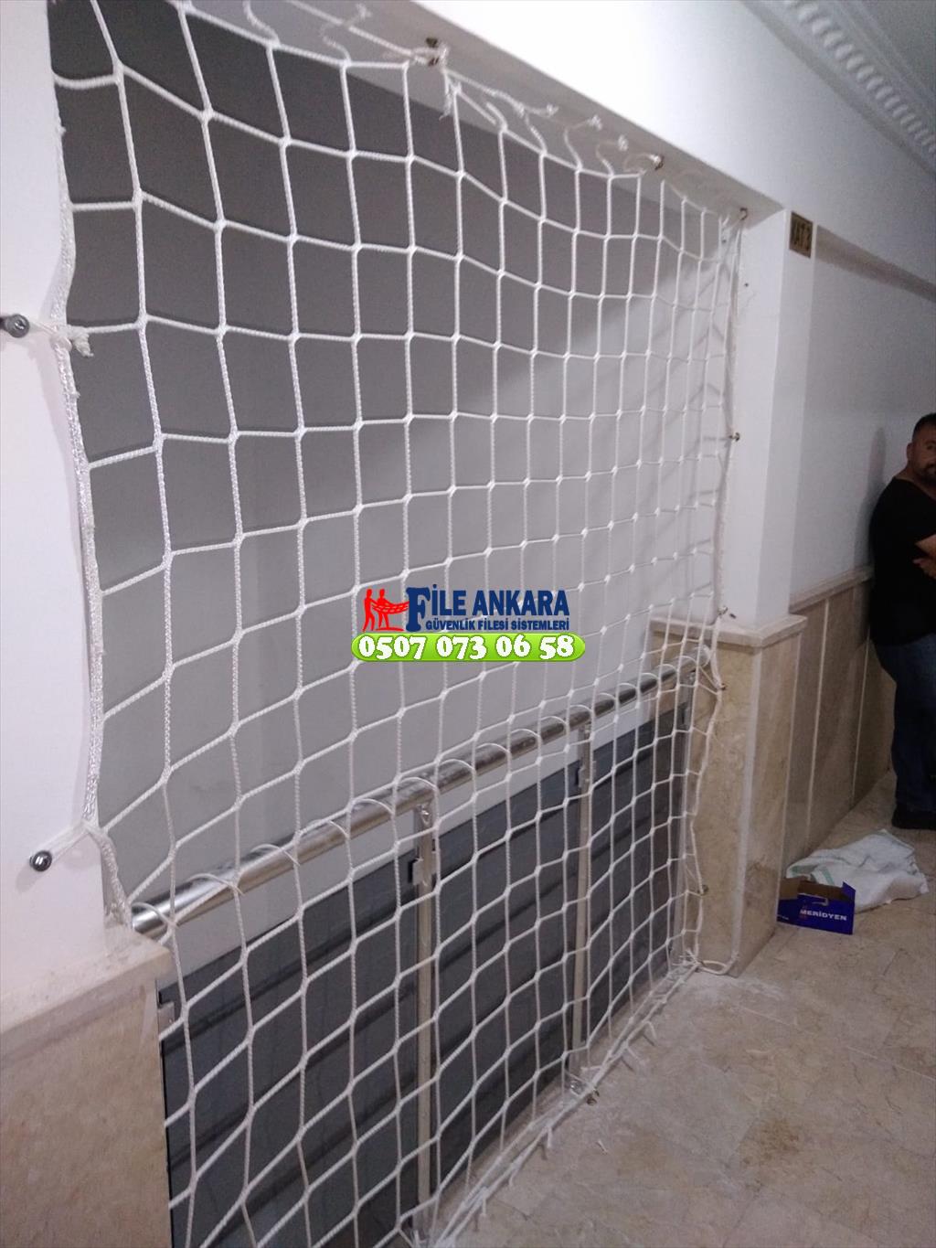 Ankara Balkon Filesi Kuş Filesi Teras Filesi Merdiven Filesi Apartman Filesi 0507 447 56 68