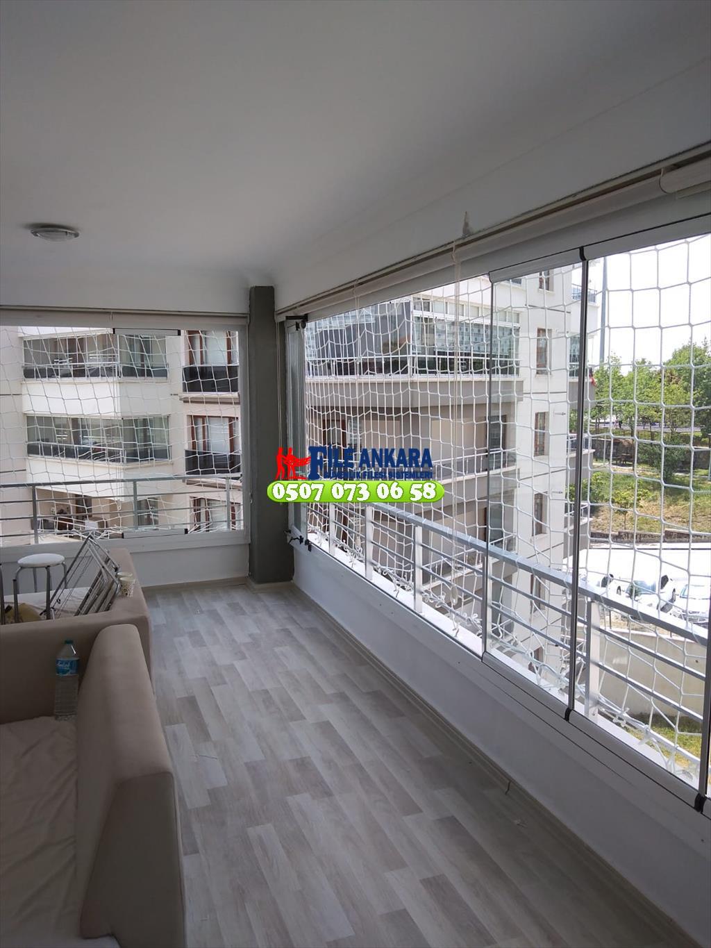 Ankara Balkon Filesi Kuş Filesi Teras Filesi Merdiven Filesi Apartman Filesi 0507 447 56 68