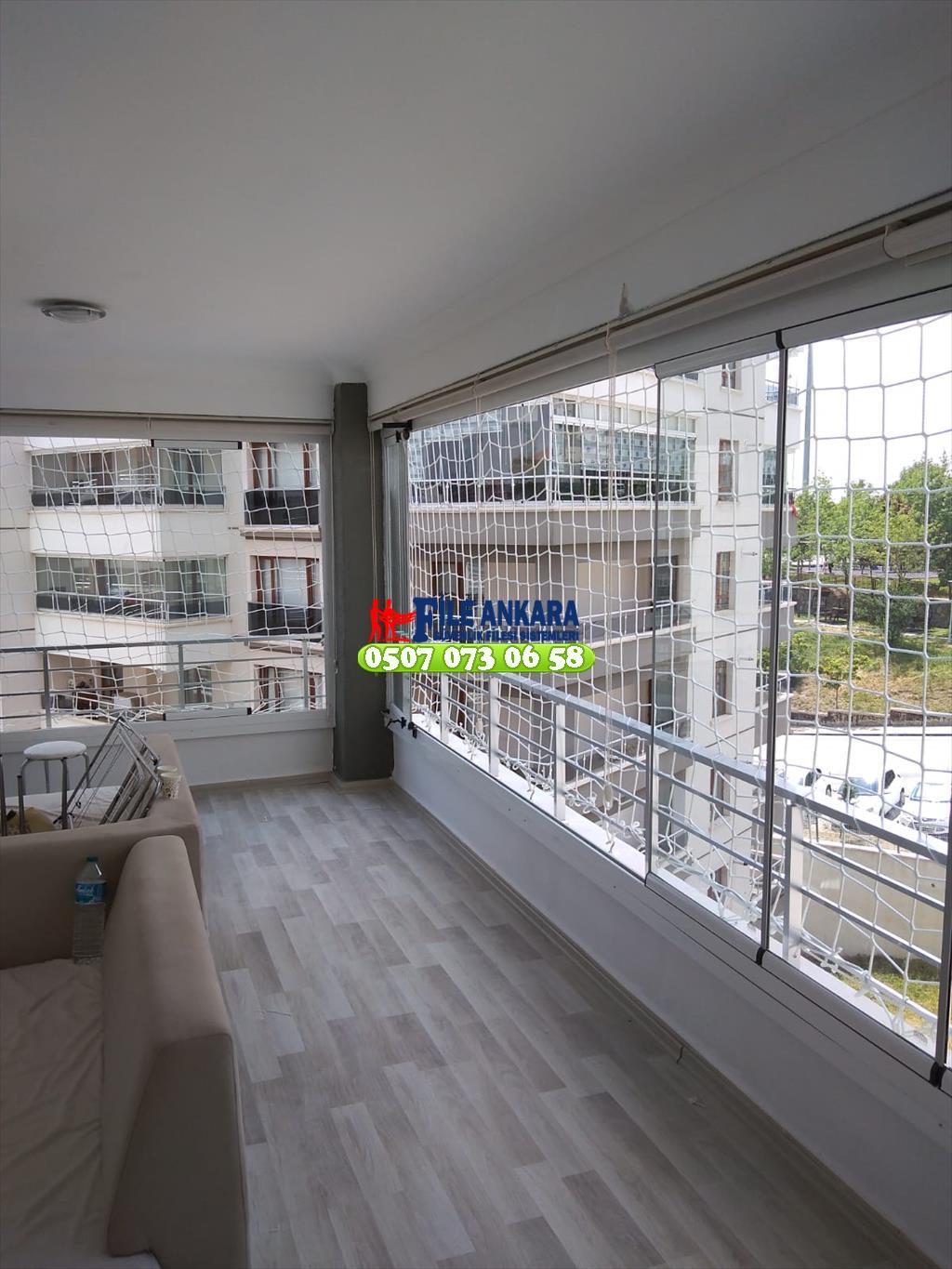 Ankara Balkon Filesi Kuş Filesi Teras Filesi Merdiven Filesi Apartman Filesi 0507 073 06 58