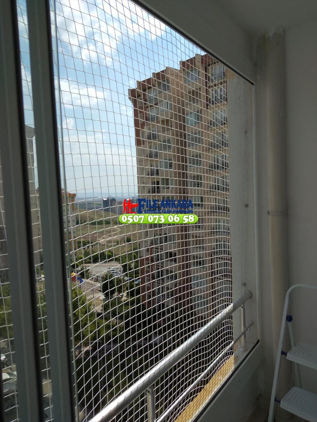 Ankara Balkon Filesi Kuş Filesi Teras Filesi Merdiven Filesi Apartman Filesi 0507 447 56 68