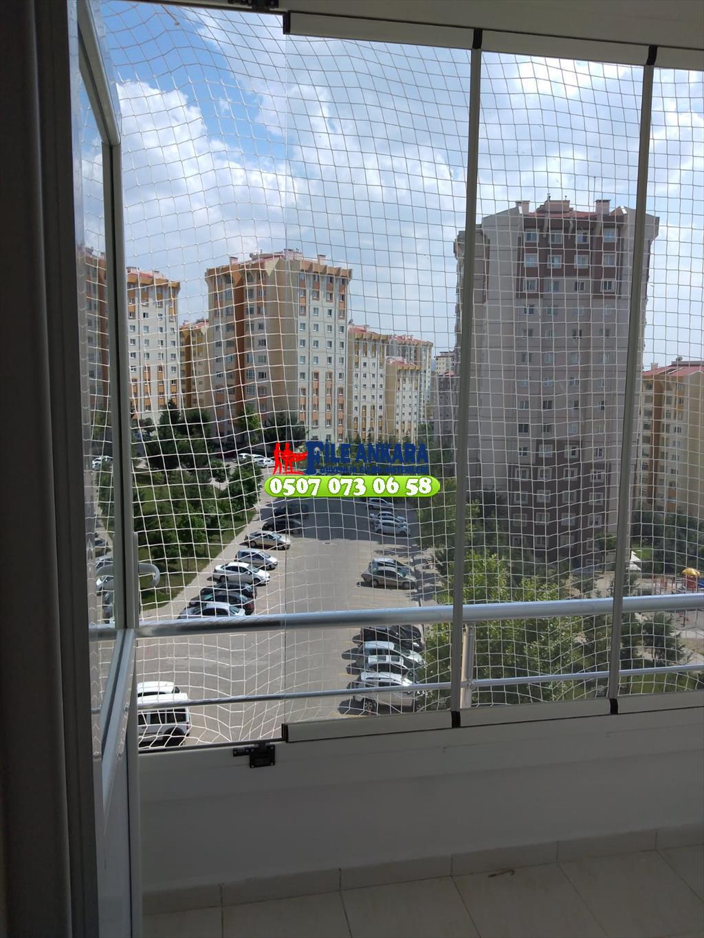 Ankara Balkon Filesi Kuş Filesi Teras Filesi Merdiven Filesi Apartman Filesi 0507 073 06 58