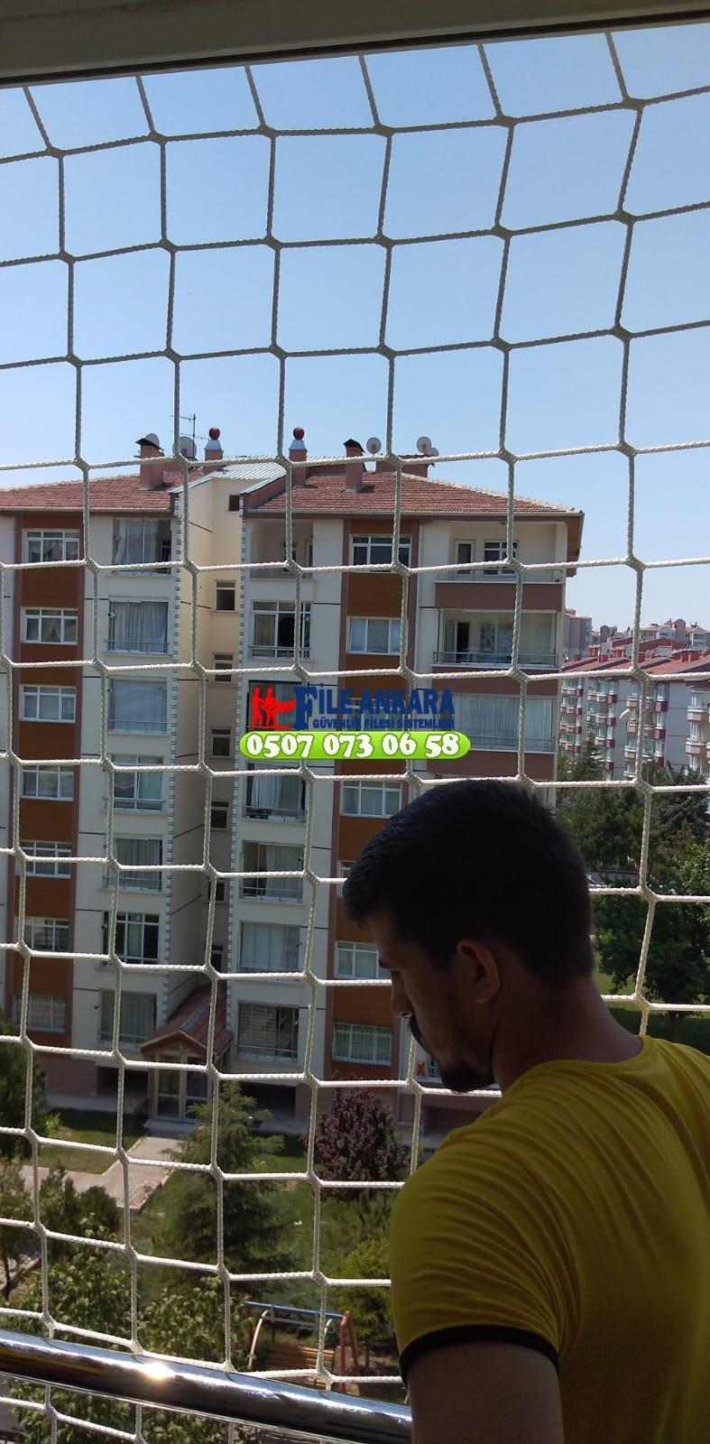 Ankara Balkon Filesi Kuş Filesi Teras Filesi Merdiven Filesi Apartman Filesi 0507 447 56 68