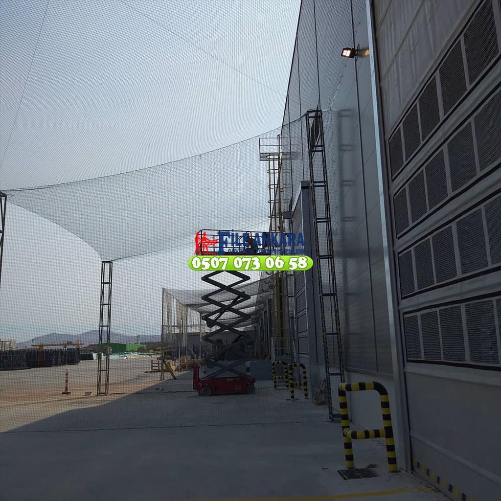 Polatlı organize sanayi şişecam düzcam fabrikası güvenlik filesi kuş önleme filesi 0507 447 56 68