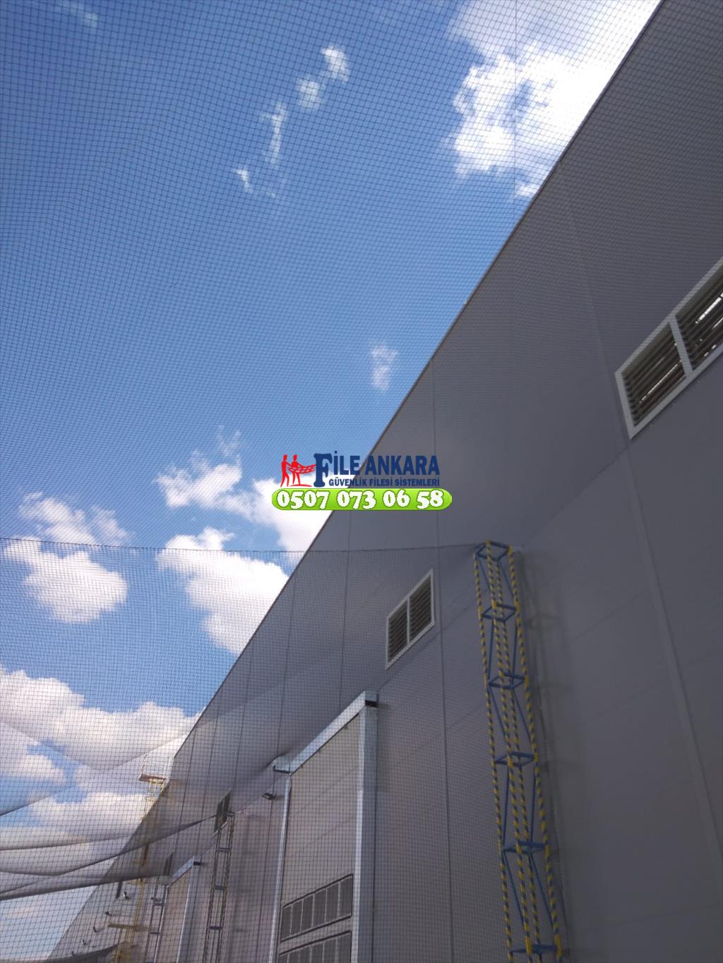 Polatlı organize sanayi şişecam düzcam fabrikası güvenlik filesi kuş önleme filesi 0507 447 56 68