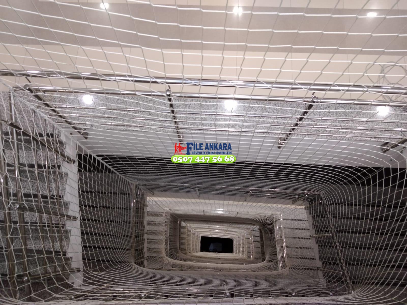   Merdiven Güvenlik Filesi uygulaması 0507 447 56 68
