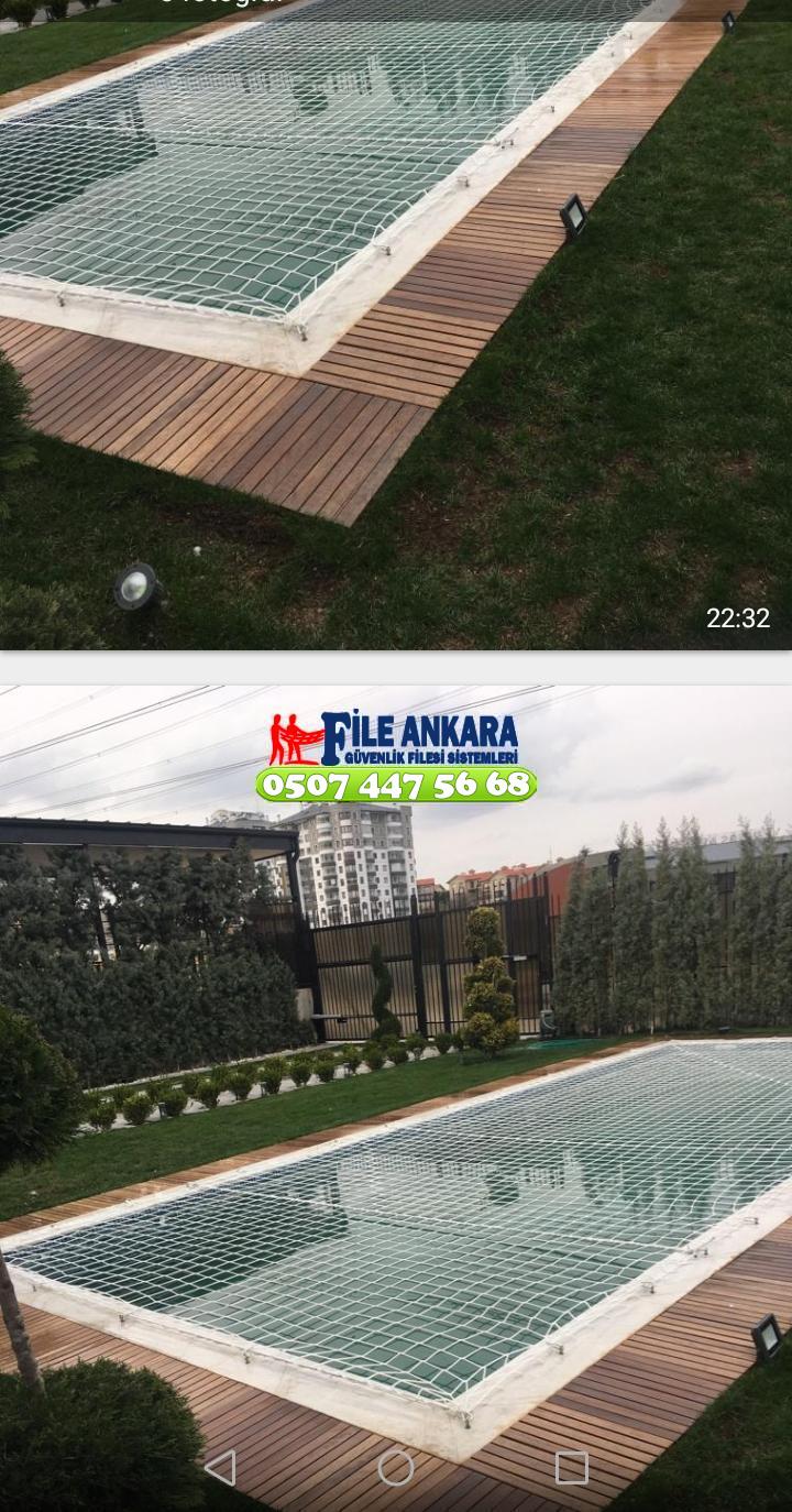 Ankara İvedik Havuz Güvenlik Filesi, Havuz üst kapama filesi 0507 073 06 58